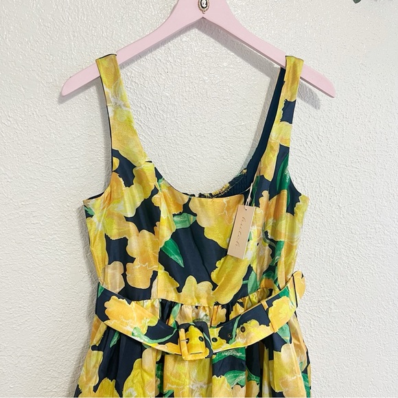 NWT Hutch Alice Belted Floral-Print Midi Dress - Picture 6 of 11